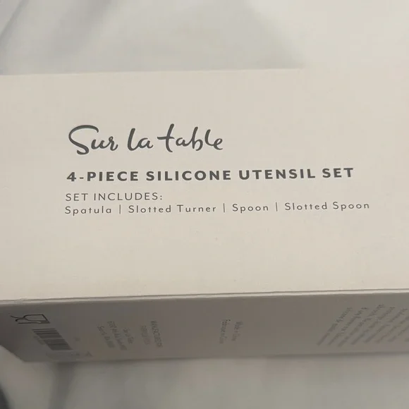 Sur La Table Red Silicone Utensil Set - Picture 5 of 6